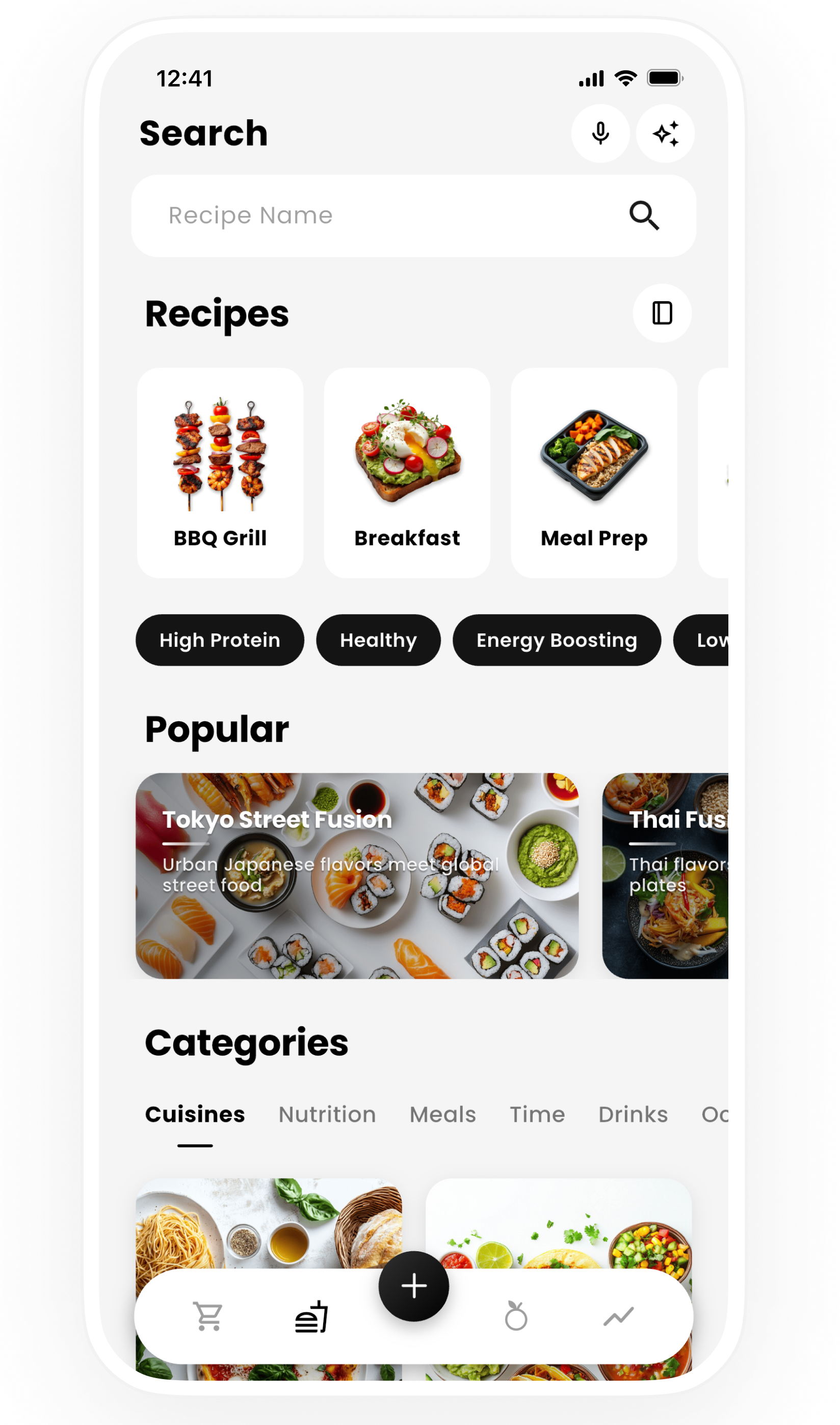 Recipe Discovery Screen